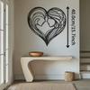 Metal Wall Art Modern Home Decor Foyer Living Room Gift Birthday Present