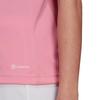 Adidas Solid Color Logo Casual Sports Quick-Dry Short Sleeve T-Shirt Women Tops Pink HC5075