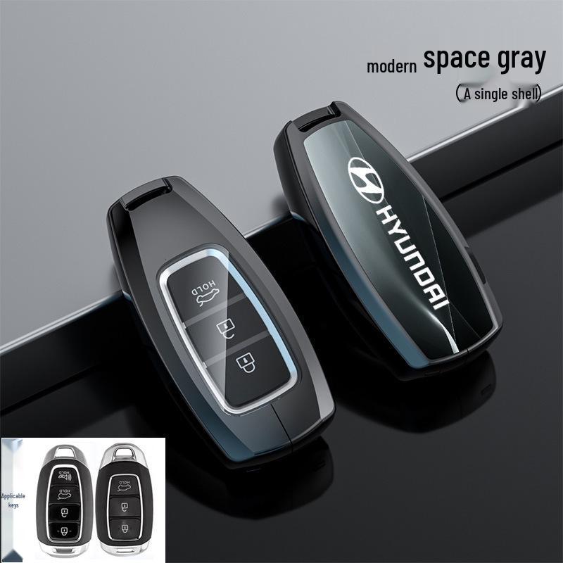 Hyundai Tucson Palisade IONIQ Nexo L Key Case Snap Button Shell