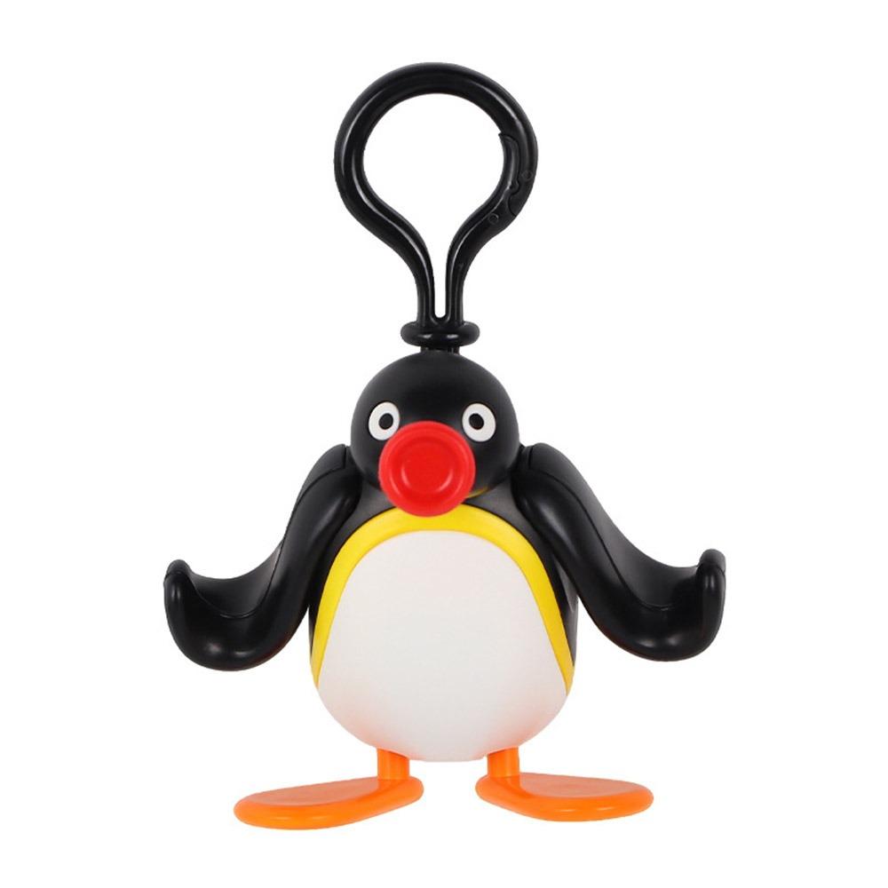 

Anime Animal Rope Pulling Penguin Key Chain Cute Car Key Ring Keyholder Bag Pendant Children Gift Penguin Key Chain