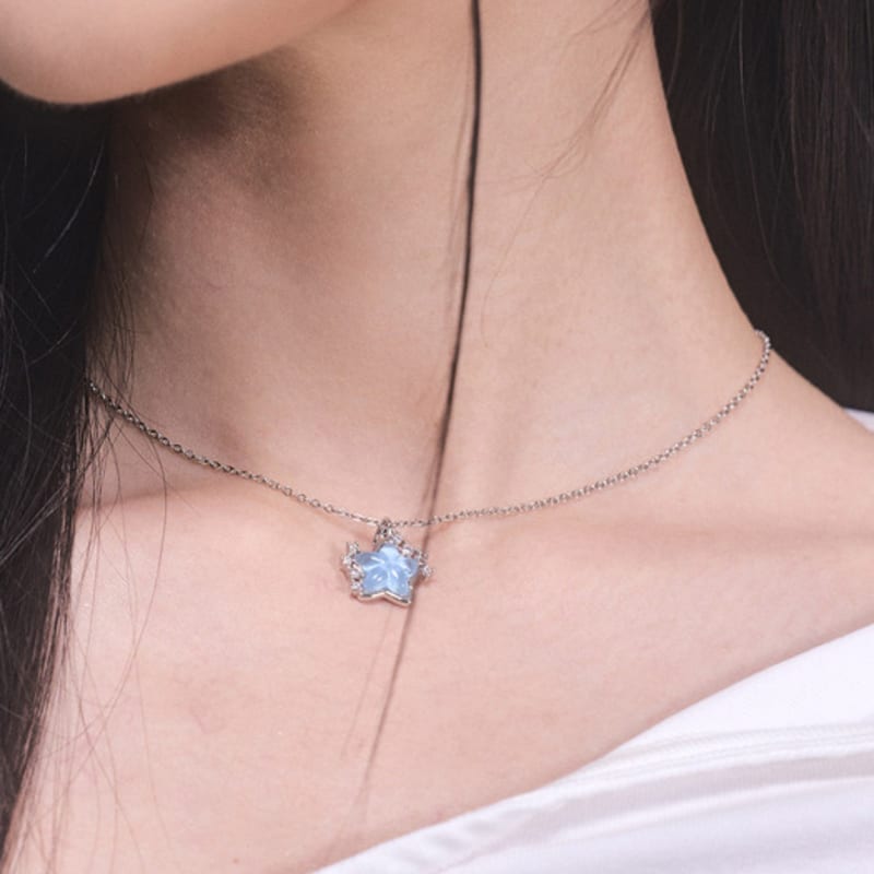 ZEROPLANET Yerena Star Necklace [SILVER]