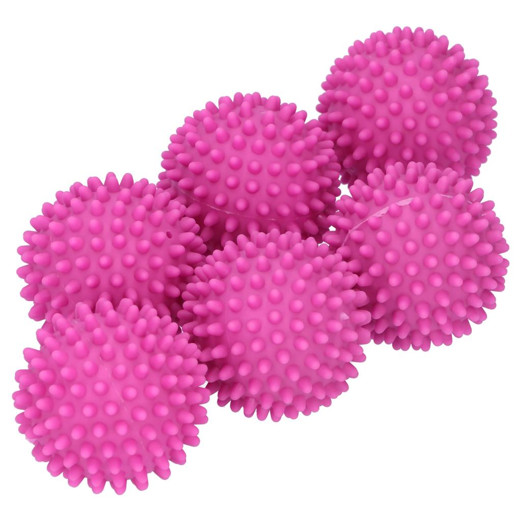 12Pcs Washing Ball Reusable Laundry Cleaning Balls Tool Household Supplies Rose Red