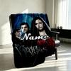 Custom Name Personalized horror theme Print Blanket, Home Decor, Bedroom, Sofa, Camping, Couch, Gifts for Birthday Christmas