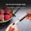 Stainless Steel Lychee & Longan Pitter, Shrimp Line Remover, and Meat Scooper Kitchen Tool.