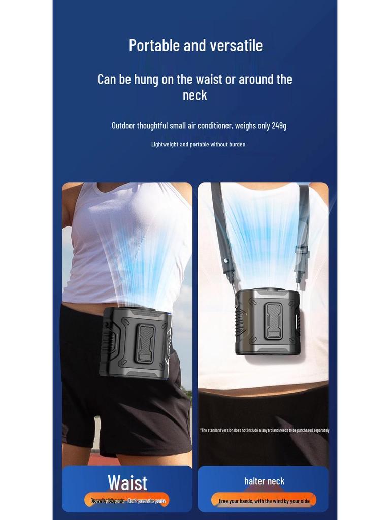 2026 High-Speed Portable Waist Fan: Mini Outdoor Cooling Powerhouse