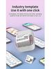 Bluetooth Mini Thermal Label Printer: Portable Inkless for Home & Office