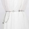 Retro Metal Leaf Waist Chain Women's Dress Is Fashionable and Versatile. The Chain-decorated Belt Goes Well with The Skirt and Shirt