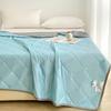 Summer Cooling Quilt for Hot Sleepers Light-weight Breathable Cooling Quilt Padded Summer Quilt for Bed Sofa Stay Cool from Night Sweats