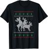 Three Humping Reindeers Ugly Christmas Sweater Funny Xmas T-Shirt