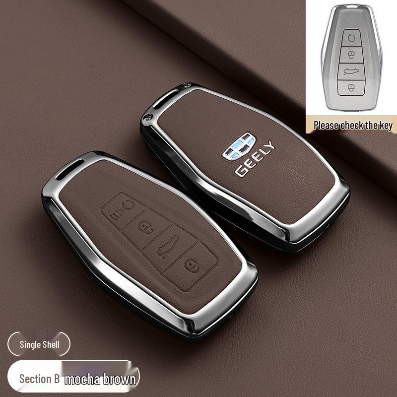 Car Key Covers for Geely Emgrand, Xingrui, Boyue L, Xingyue L, Binyue, and Binrui Vision X6/Icon Models