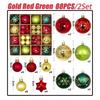 Merry Christmas Ball Ornaments Tree Hanging Pendants Set for Home Decoration Family New Year Celebration Party Decor