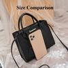 1pc Elegant Women's Striped Handbag Adjustable Shoulder Strap & Zipper Closure, for Casual & Professional Use, Daily Use Purse