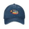ELO Electric Light Orchestra Baseball Caps Vintage Distressed Cotton Band Tour Headwear Unisex Outdoor Activities Adjustable Hat