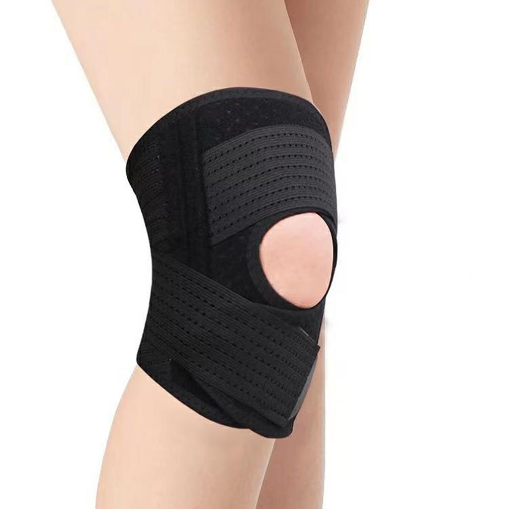 1PCS Unisex Knee Brace with Side Stabilizers Relieve Meniscal Tear Knee Pain Arthritis Joint Pain Relief Breathable Knee Support