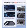 Custom-Fit for Volvo Windshield Sun Shade, Car Sunshade Cover UV Block Car Front Window with Foldable Sun Shade Cover Cool Protection Visor, Designed