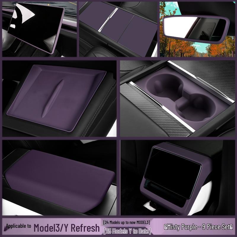 Tesla Model Y/3 Refresh Center Console Wireless Charger Silicone Pad