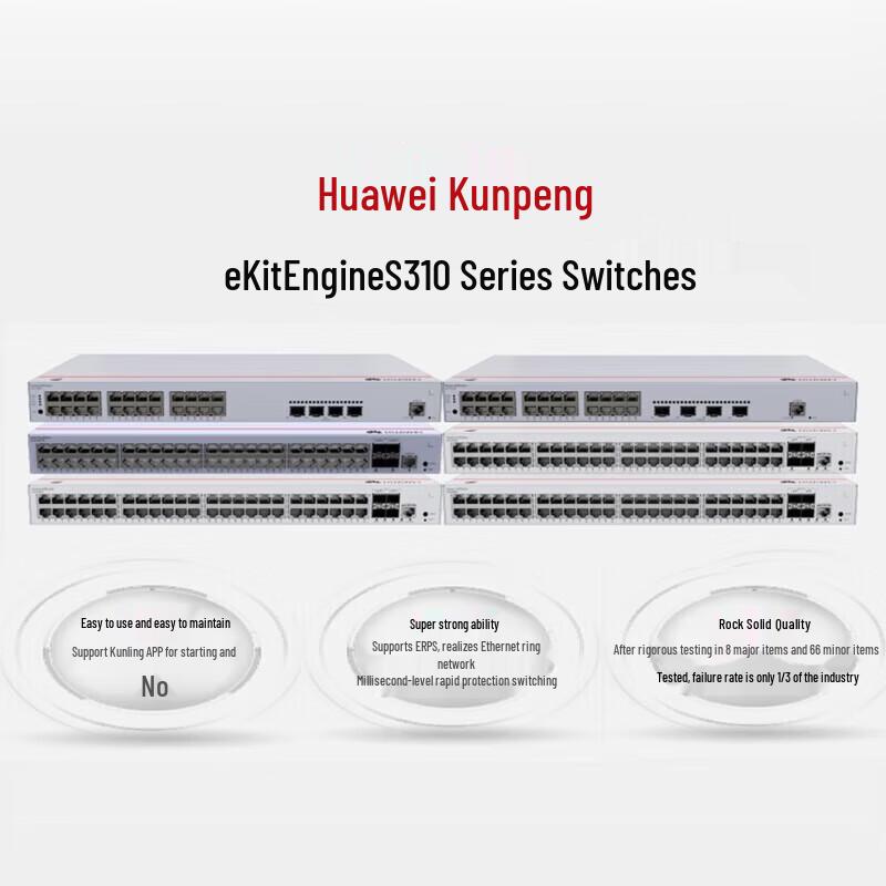 Huawei S310-48P4S Layer 3 Managed PoE Switch