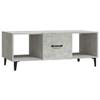 VidaXL Table basse Gris béton 102x50x40 cm Bois d'ingénierie 812703