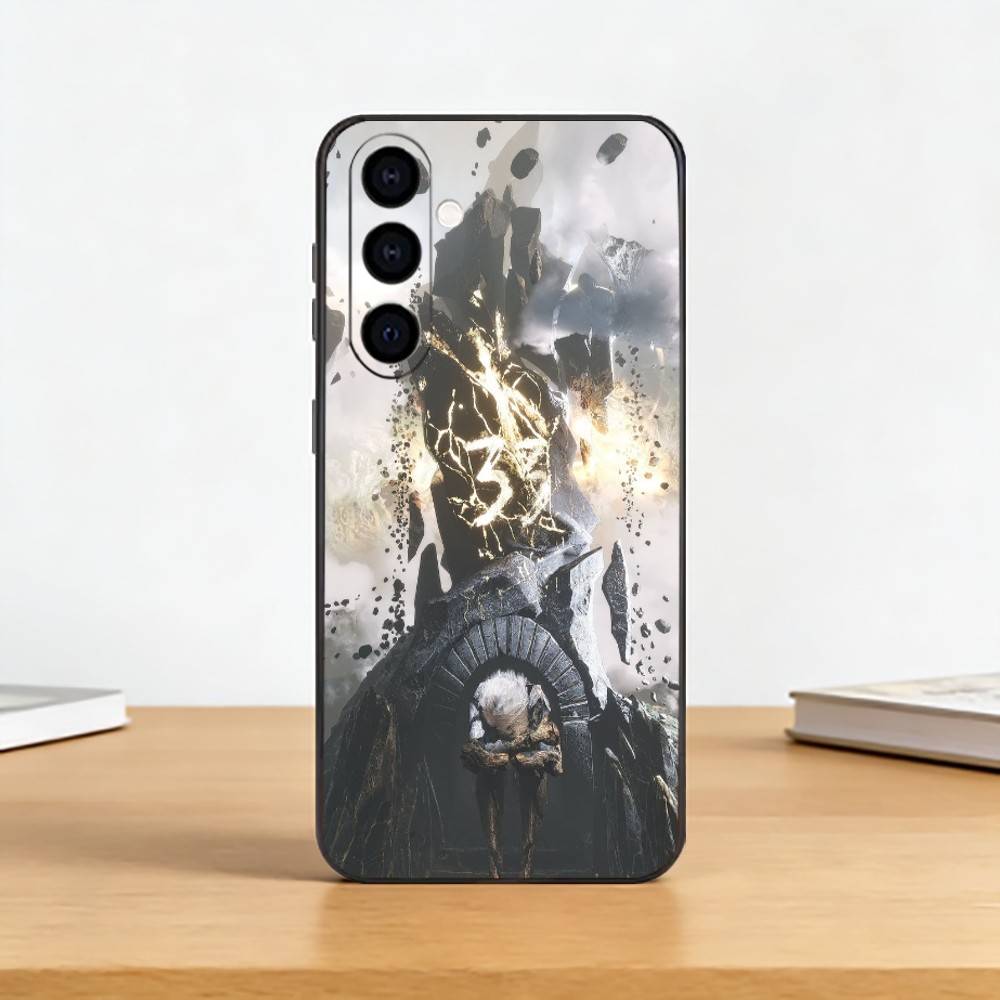 

Game C-Clair Obscur E-Expedition 33 Phone Case Black Silicone Soft For Samsung Galaxy A73,A72,A71,A70,A53,A52,A51 Samsung a42 5g
