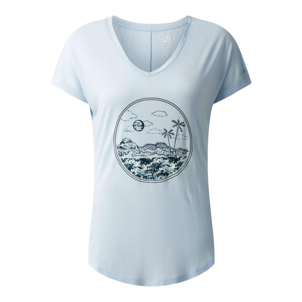 Womens/Ladies Serene Wave T-Shirt