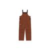 X I Am Not Fat Tiger Series FW23 Water-Resistant Cargo Overalls Unisex Overalls Brown LUB007265202051A03039