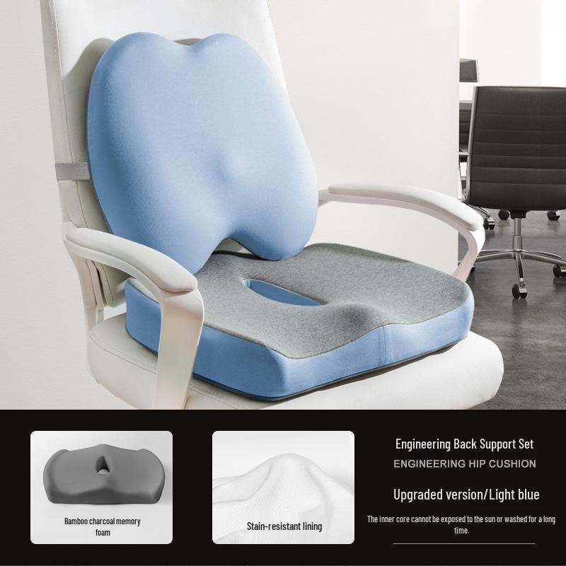 Ergonomisches Bürositzkissen mit Lendenwirbelstütze für Frauen - Lindert Gesäßschmerzen & Hämorrhoiden