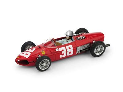 BRUMM Ferrari F1 156 GP de Mónaco 1961 Vencedor Campeão do Mundo Figura de Phil Hill incluída BRUMM FERRARI GP MÓNACO 1961 PHIL HILL 1/43 [item]