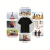 Cheap Tees Men's Relaxed Crew Neck Tee Featuring A Shih Tzu Dog Graphic with The Phrase I Love Dad Short Sleeves A Fit Suitable for All Seasons In