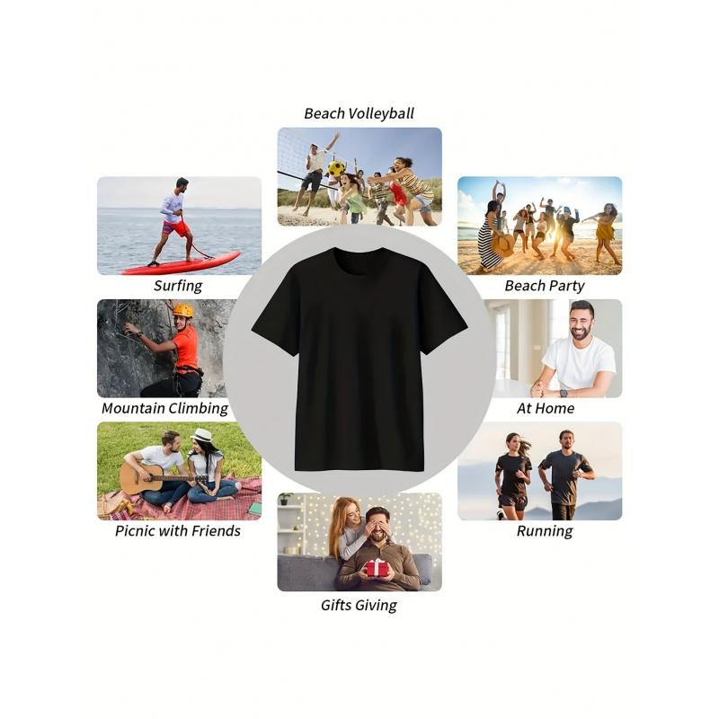Cheap Tees Men's Relaxed Crew Neck Tee Featuring A Shih Tzu Dog Graphic with The Phrase I Love Dad Short Sleeves A Fit Suitable for All Seasons In