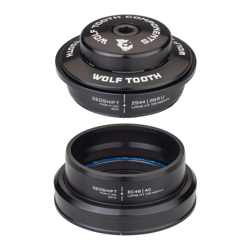Wolf Tooth ZS44 Upper ZS56 Lower GeoShift Performance Angle Headset Long(115-140mm)