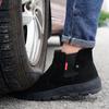 Suede Welder Shoes Men Safety Boots Steel Toe Work Shoes Sneakers Male Anti-Smash Anti-Slip Work Boots Men Safety Shoes Footwear