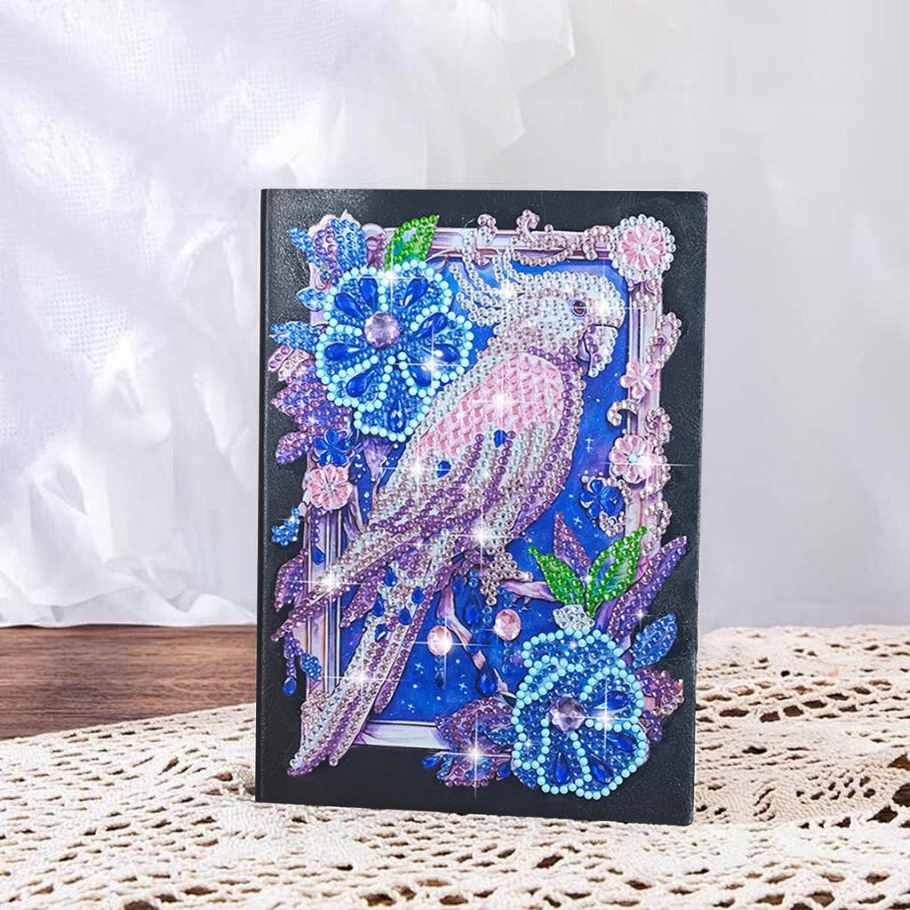 Handmade DIY Xian Porcelain Diamond Painting Notebook: Creative Educational Toy & Gift for Elementary Students, Teachers, and Kids with Stickers