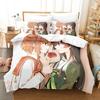 3D Anime Toji No Miko Kanami Etou Bedding Set Printed Bed Set With Pillowcase Duvet Cover Soft Queen King Size Bedclothes Home