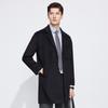 LANDUO Men's Mid-Length Wool Blend Winter Overcoat