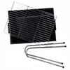 Tourist charcoal grill 48x33x46cm portable stainless steel black