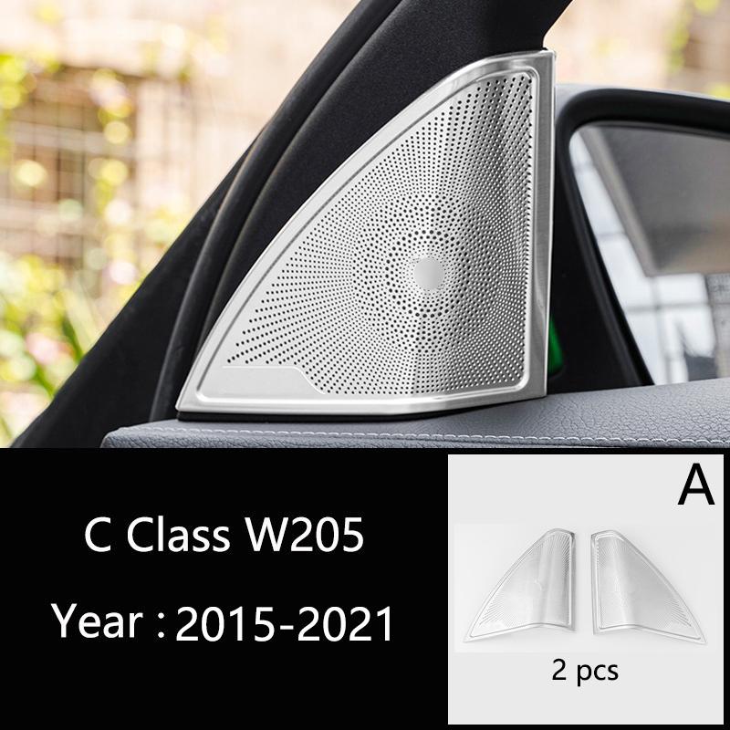 Car Interior Armrest Box Rear Air Vent Outlet Cover Trim Sticker for Mercedes Benz GLC C E Class W205 W213 X253 Auto Accessories