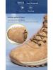 Men's 2025 Winter Velvet-Lined Snow Boots with Thick Soles - Warm Cotton Shoes for Teens In Cold Climates
