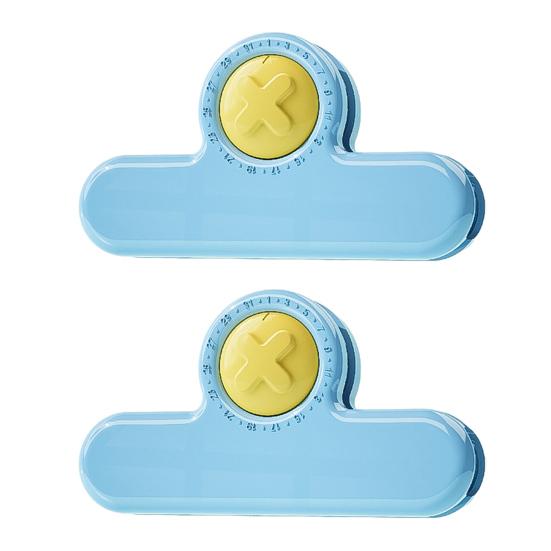 2Pcs Magnetic Bag Clips for Food Storage, Airtight Chip Clips, Sealing Clips for Snacks Coffee Powder, Fridge Magnet Organizer