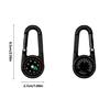 Light Weight Camping Compasses Thermometers Outdoor Small Compasses Carabiner Backpack Buckle Hiking Camping Accessories