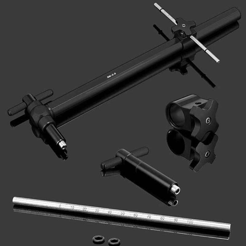Aluminum Bicycles Derailleurs Hanger Alignment Tool With 360 Degree Rotations For Precise Rear Wheel Adjustment