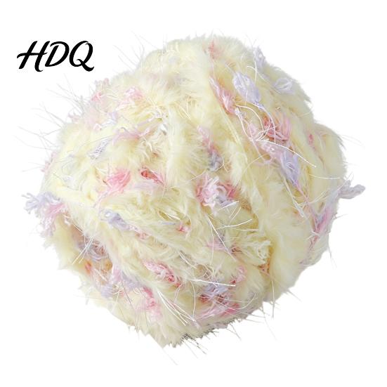 Handcrafted Yarn Supplies 33M Faux Fur Blend Yarn Soft Fuzzy Mohair for Crochet Knitting