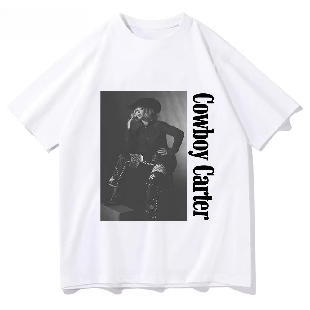Beyoncé COWBOY CARTER TOUR 2026 Tshirt Cotton Summer Women Unisex Tshirts Short Sleeve Oneck Loose Teeshirt Unisex Tees Printed Top