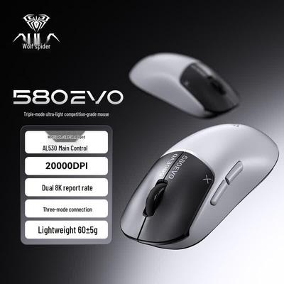 AULA SC580EVO Lightweight Ergonomic Tri-Mode Gaming Mouse