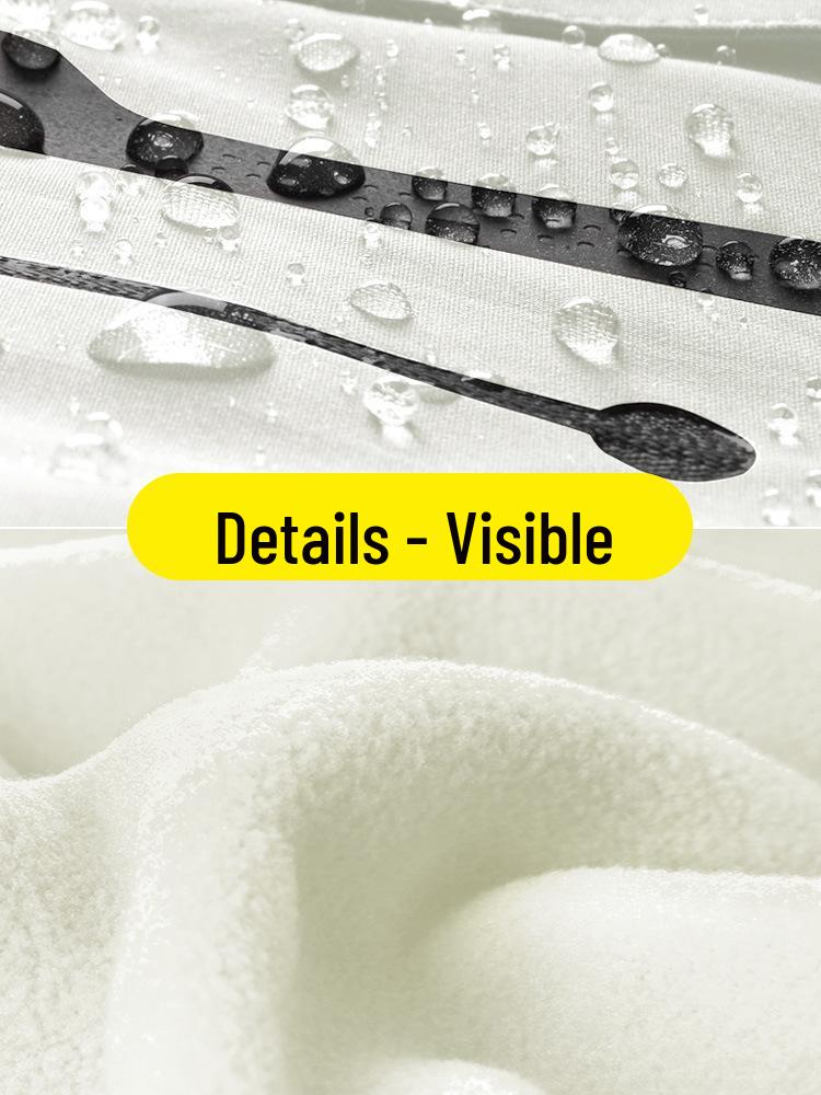 Unisex Water-Repellent 3-in-1 Jacket with Detachable Layers, Velvet Lining, Windproof & Waterproof for Autumn/Winter.