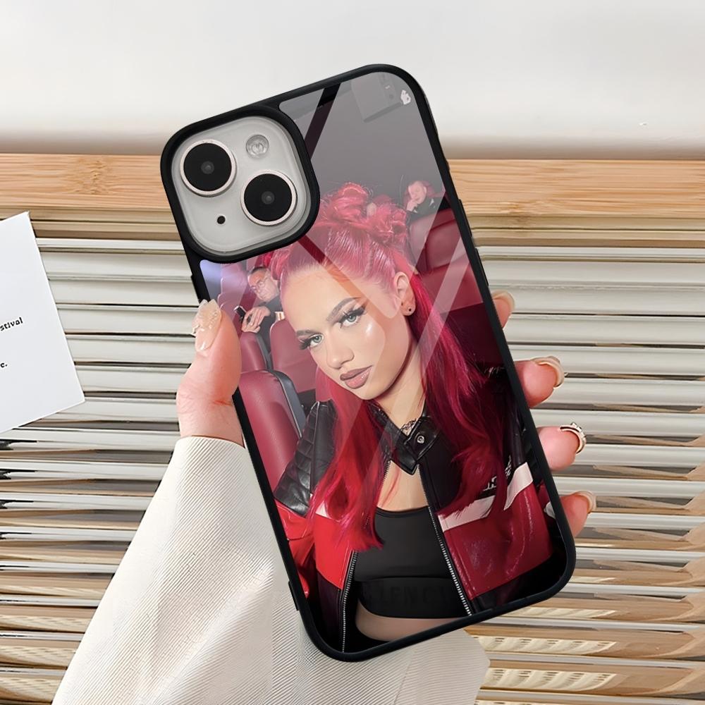 B-Badmomzjay Phone Case For Iphone 15 Pro Max 14 12 11 13 Mini 16 8 7 Plus X Xs XR PC+TPU Back Cover