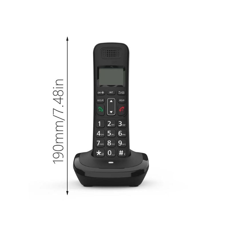 Wireless Communication Handheld Telephone with Large Screen Display and Backlit Keypad for Easy Operations