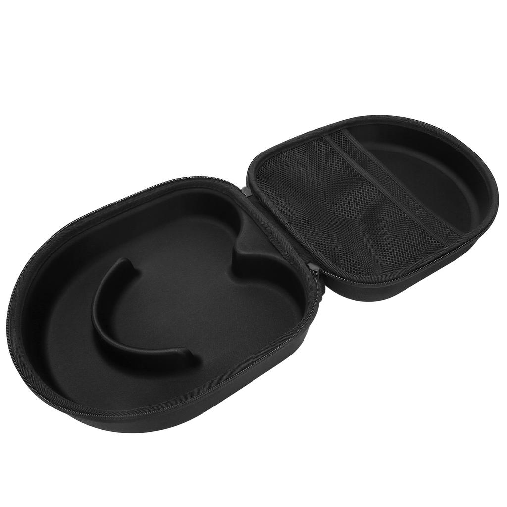 Headphone Case Waterproof Hard Shell Inner Mesh Pocket Protective Air Purifying Headset Carry Bag wi