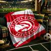 Atlanta Basketball Throws Blanket Flannel Blankets Plush for Couch Bed Gifts for Men Women Travel picnic blanket Christmas fan gifts