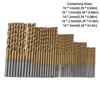 50pcs 135 Degree Point Angle HSS Drill Bit Set High Speed Steel Drill Bits  Wood