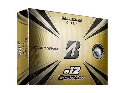BRIDGESTONE Golf Ball E12 Contact 2021 Model 12 Balls White 1CWX US Model [product]